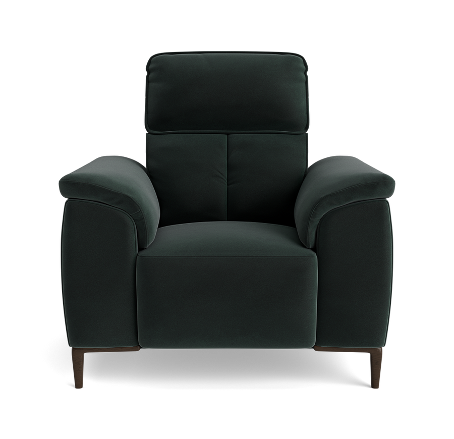 Loma Armchair - Armchair Fabric Sterling Home 2 FAB-MEG-21 CHARCOAL GREY