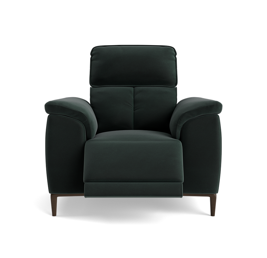 Loma Recliner Armchair - Power Recliner Chair USB Fabric - Power Recliner with USB Sterling Home 1 FAB-MEG-21 CHARCOAL GREY