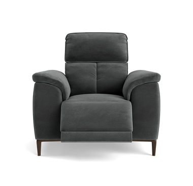 Loma Recliner Armchair - Power Recliner Chair USB Fabric - Power Recliner with USB Sterling Home 2 FAB-MEG-20 PEWTER