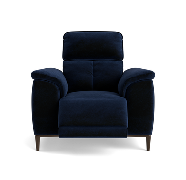 Loma Recliner Armchair - Power Recliner Chair USB Fabric - Power Recliner with USB Sterling Home 3 FAB-MEG-28 NAVY