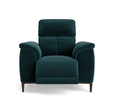 Loma Recliner Armchair - Power Recliner Chair USB Fabric - Power Recliner with USB Sterling Home 4 FAB-MEG-36 LAKE GREEN