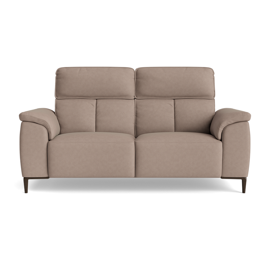 Loma Small 3 Seater Sofa - 2.5 Seater Sofa Compact Fabric Sterling Home 2 BFA-BLJ-946 SILVER GREY