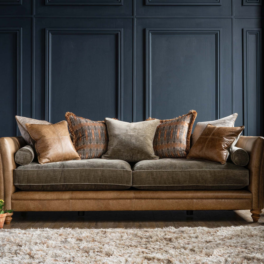 Alexander & James Lomund Standard Back Armchair - Chair Satchel Biscotti / Berlin Lichen Sofas Sterling Home 2