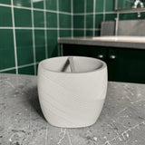 Ripple White Toothbrush Holder