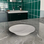 Ripple White Soap Dish - Ripple White Soap Dish