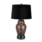 Black Dapple Acanthus Table Lamp - Black Dapple Acanthus Table Lamp Sterling Home 1