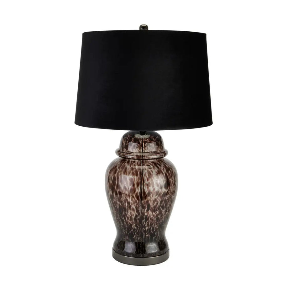 Black Dapple Acanthus Table Lamp - Black Dapple Acanthus Table Lamp Sterling Home 1