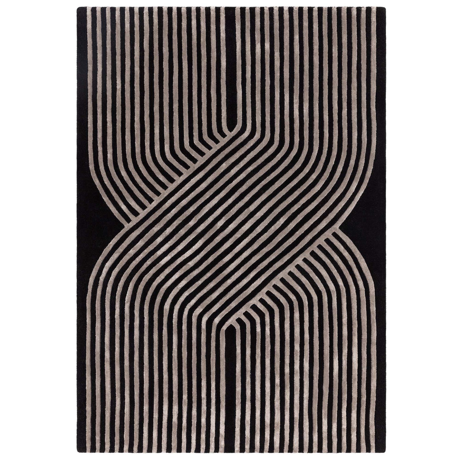 Maddox Solstice Gunmetal Rug - 98 Solstice Gunmetal - 120cm x 170cm Sterling Home 1