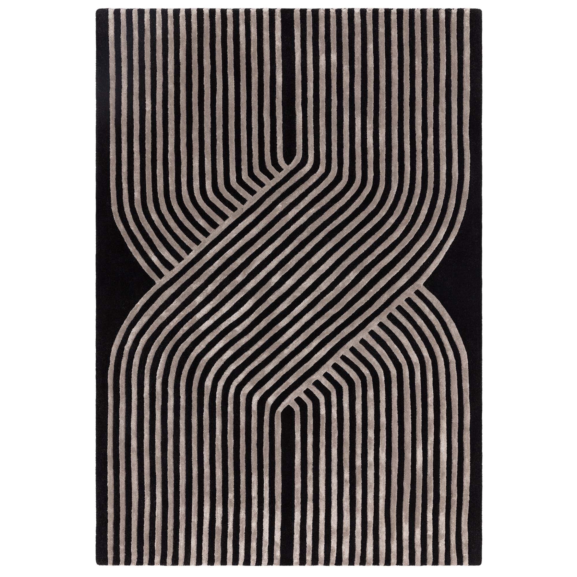 Maddox Solstice Gunmetal Rug - 98 Solstice Gunmetal - 200cm x 300cm Sterling Home 1