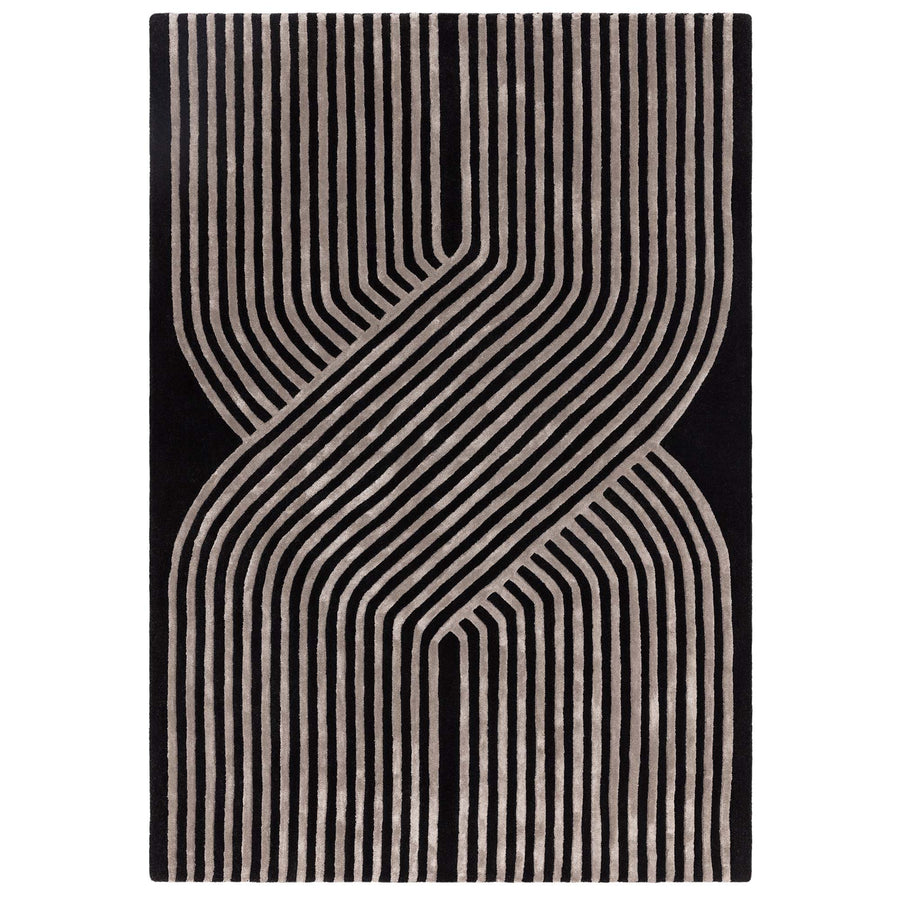 Maddox Solstice Gunmetal Rug - 98 Solstice Gunmetal - 120cm x 170cm Sterling Home 1