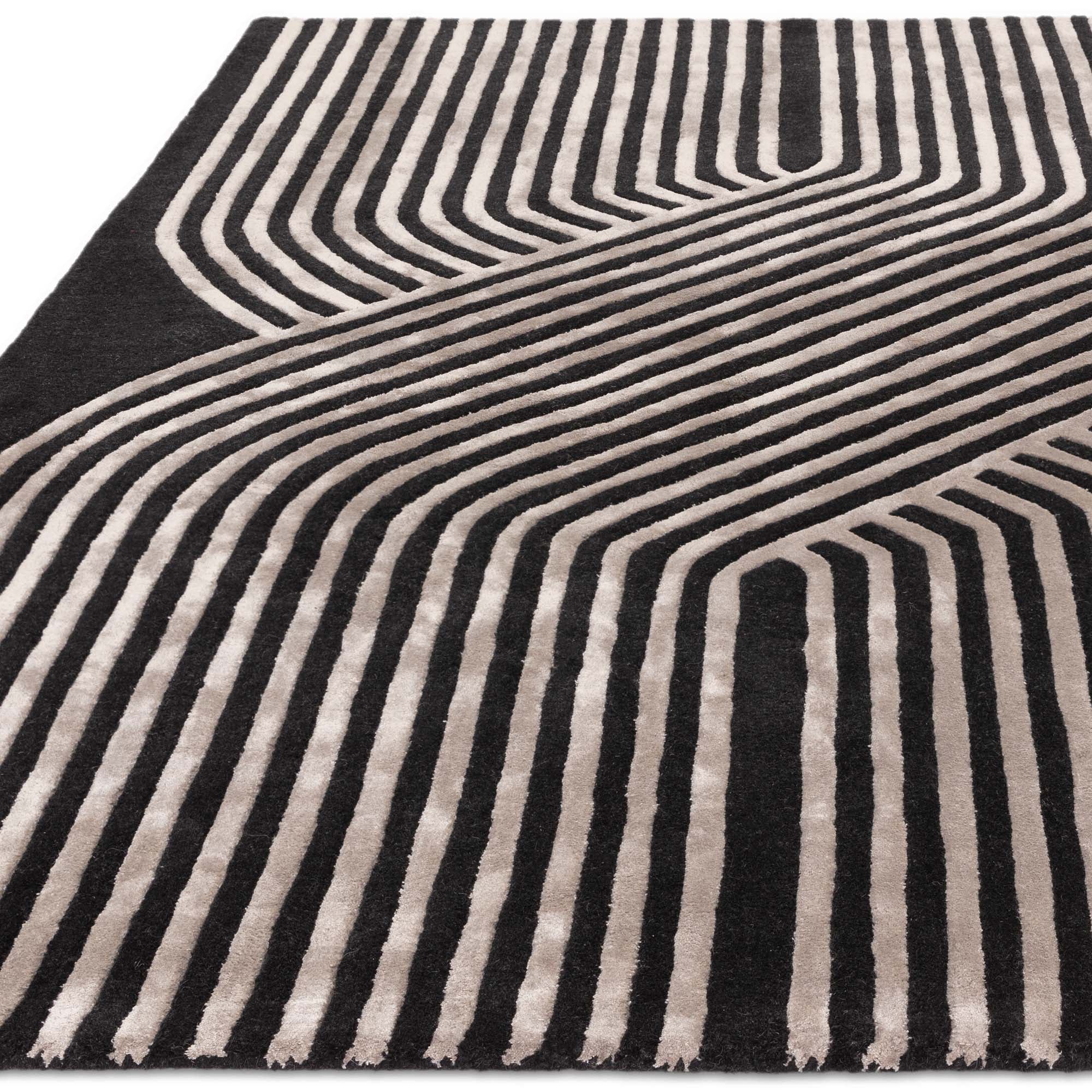 Maddox Solstice Gunmetal Rug - 98 Solstice Gunmetal - 200cm x 300cm Sterling Home 5