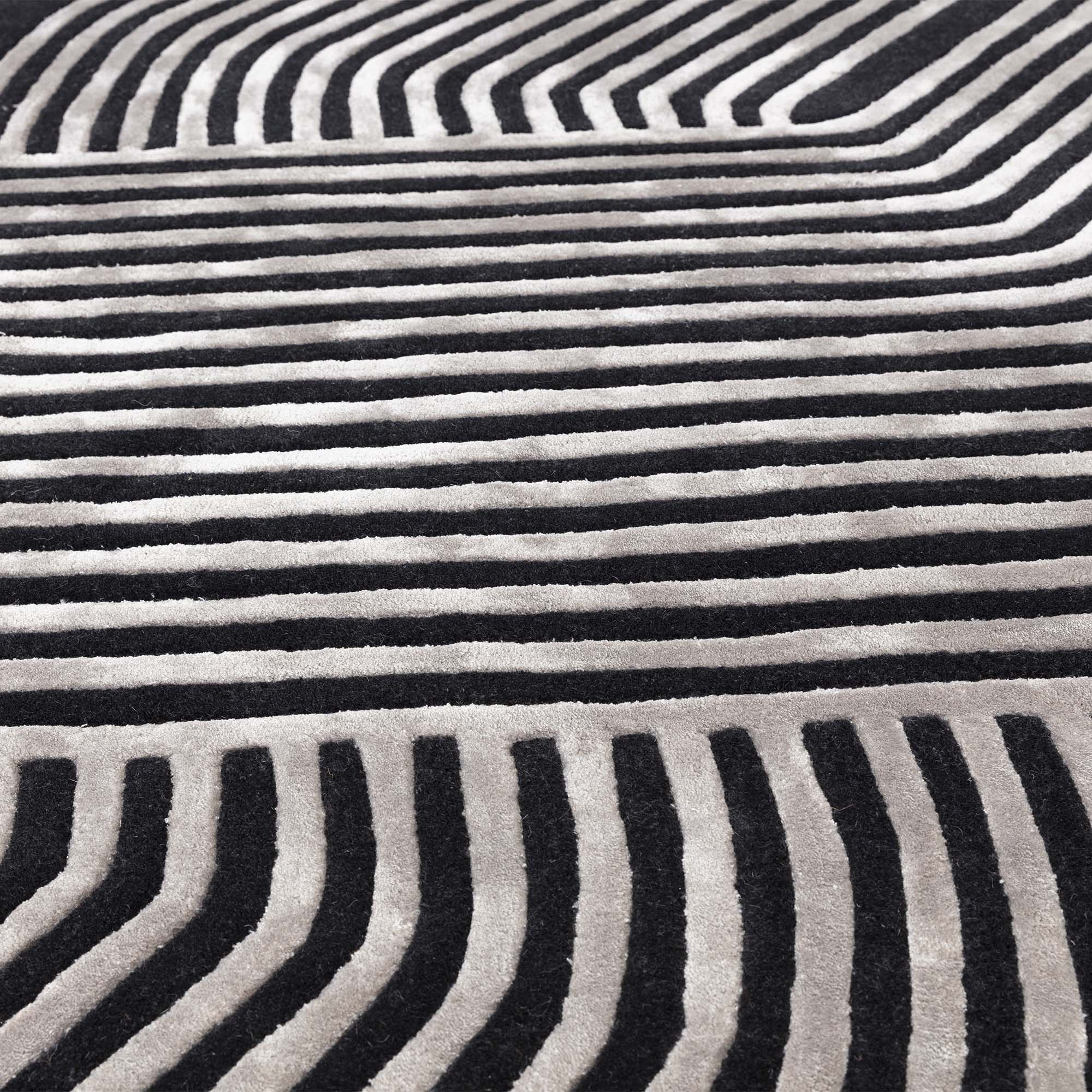 Maddox Solstice Gunmetal Rug - 98 Solstice Gunmetal - 200cm x 300cm Sterling Home 3