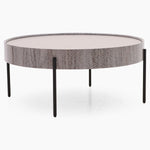 Malia Coffee Table - Coffee Table Grey Maple / Flannel Grey Matt & Matt Black Tables Sterling Home 1