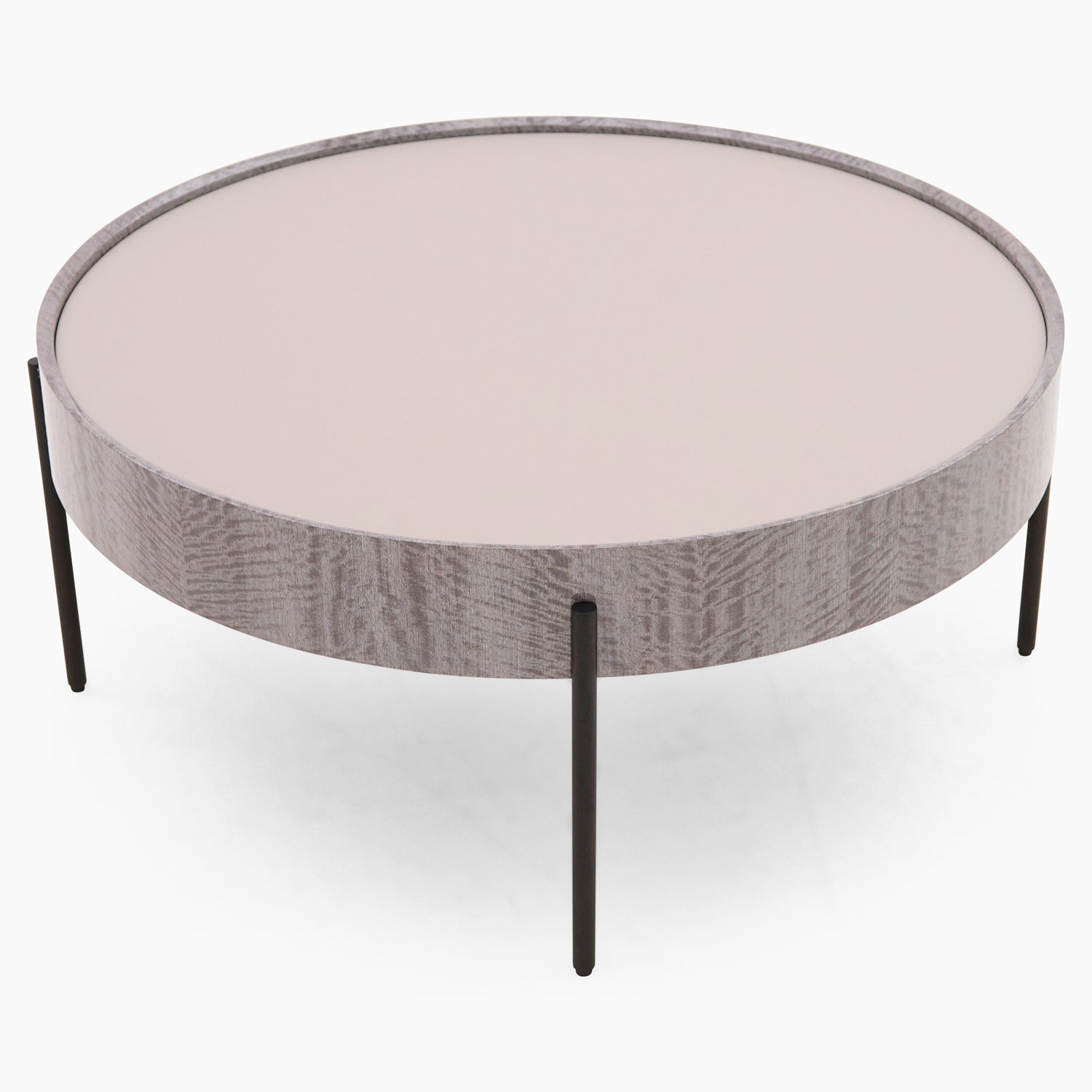 Malia Coffee Table - Coffee Table Grey Maple / Flannel Grey Matt & Matt Black Tables Sterling Home 2