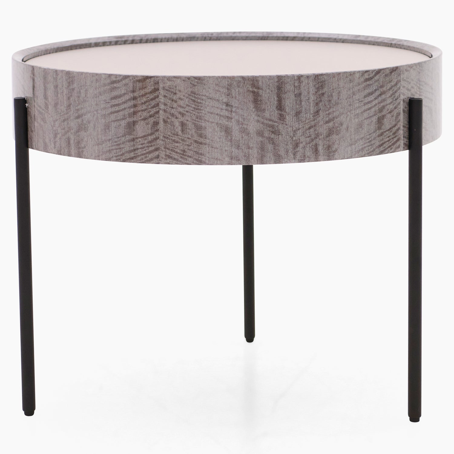 Malia Side Table - End Table Grey Maple / Flannel Grey Matt & Matt Black Tables Sterling Home 1