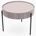 Malia Side Table - End Table Grey Maple / Flannel Grey Matt & Matt Black Tables Sterling Home 2