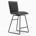 Marx Pair of Grey Bar Stools - Bar Stool - Pair Grey Sterling Home 3