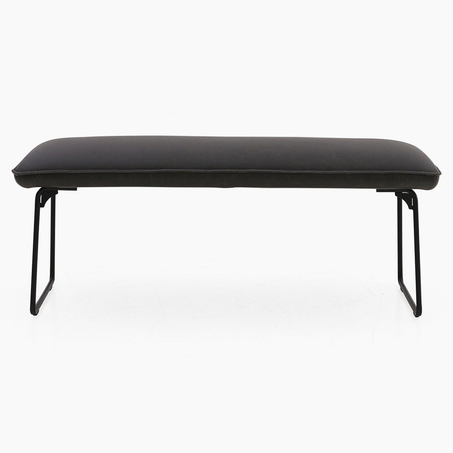 Marx Low Bench - Low Bench Grey Chairs Sterling Home 1