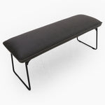 Marx Low Bench - Low Bench Grey Chairs Sterling Home 5