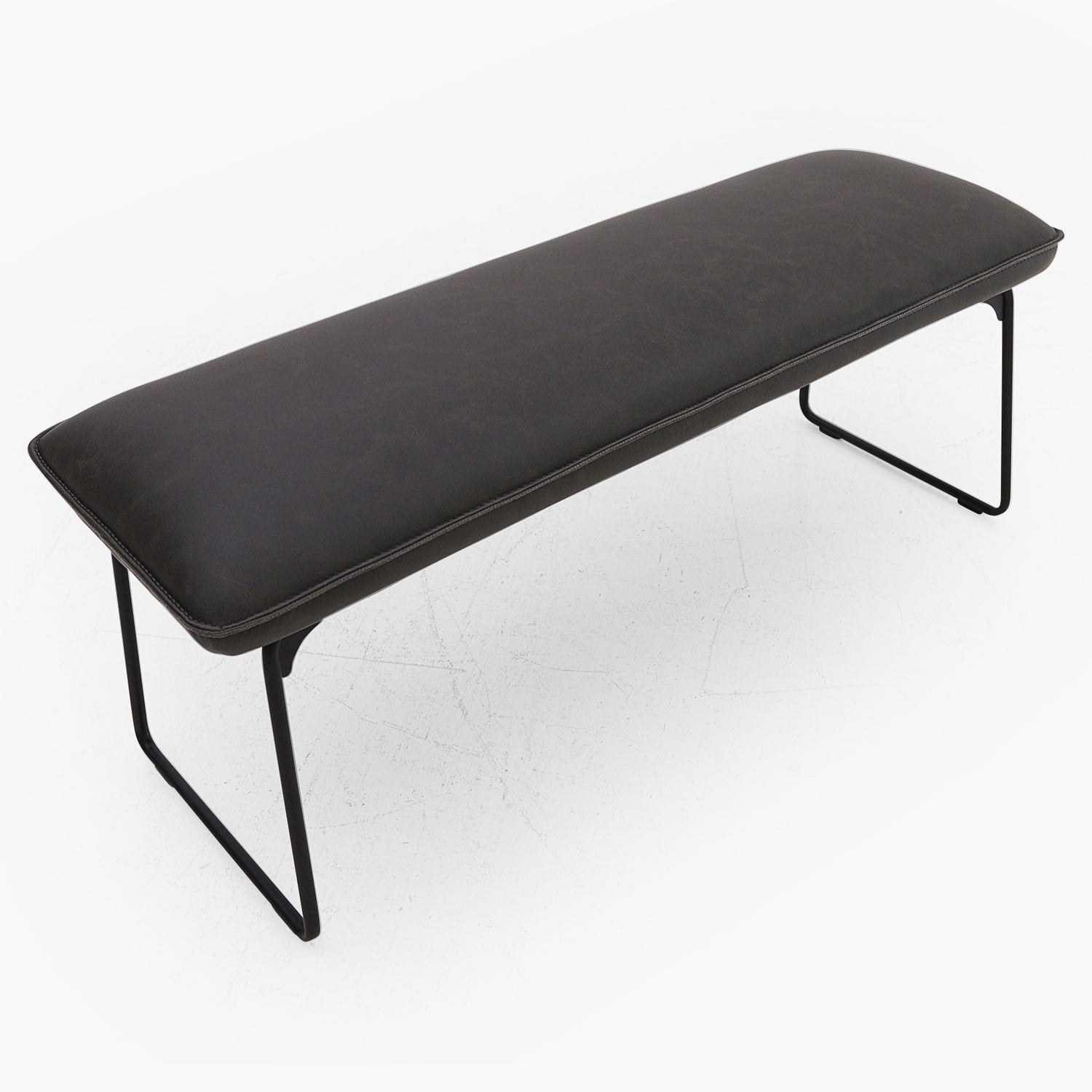 Marx Low Bench - Low Bench Grey Chairs Sterling Home 5