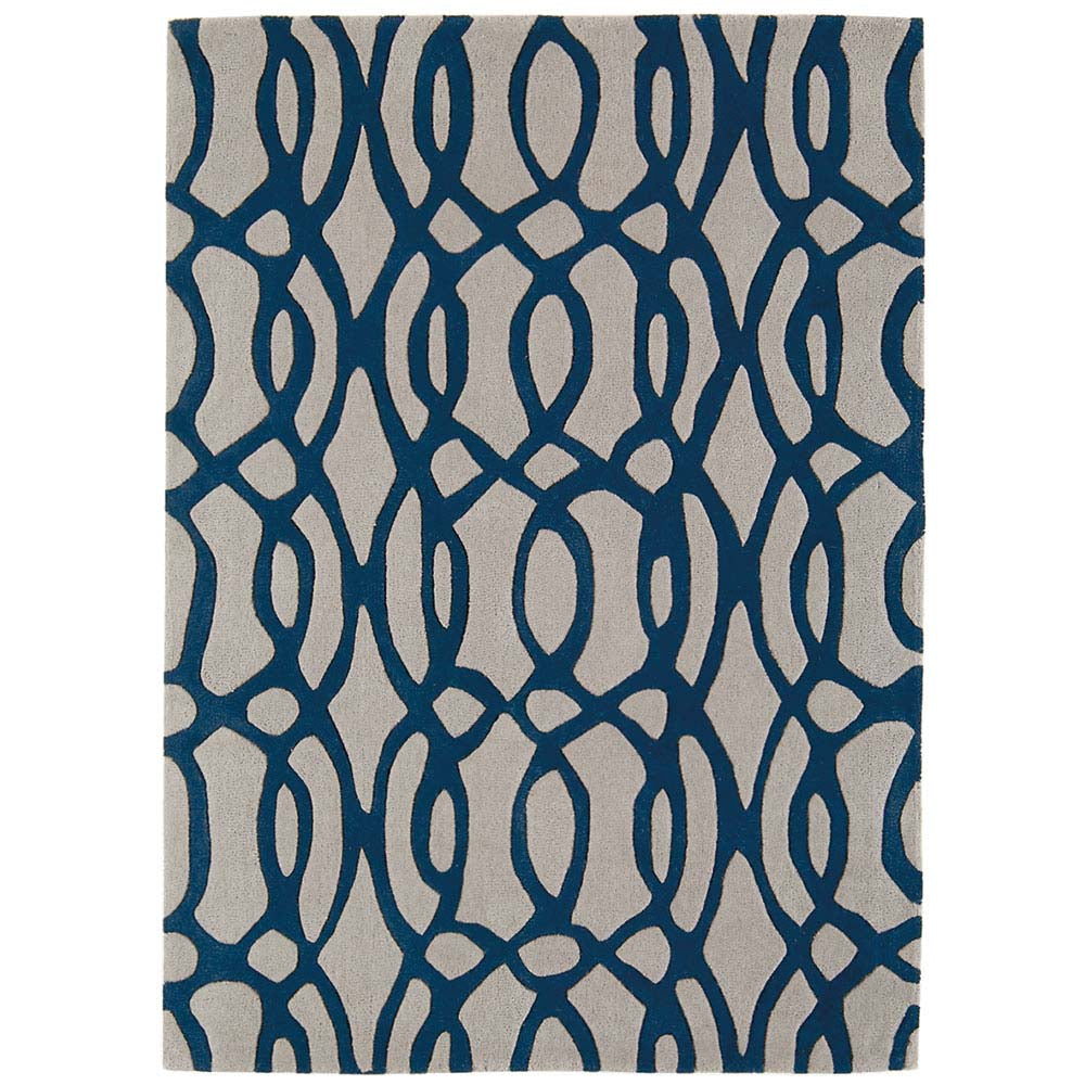 Maddox Wire Blue Rug - MAX36 Wire Blue - 120cm x 170cm Sterling Home 1