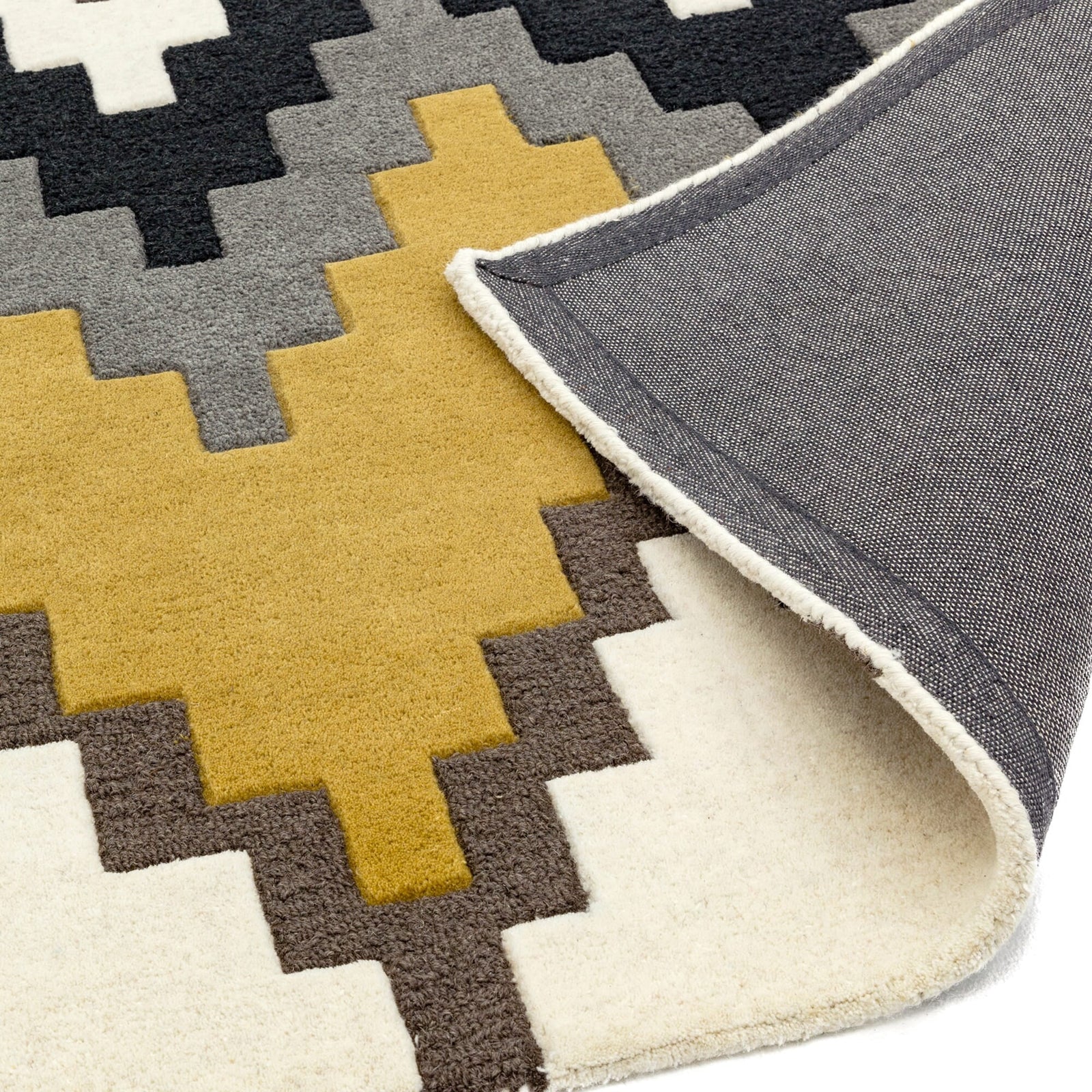 Maddox Cuzzo Mustard Rug - MAX69 Cuzzo Mustard - 160cm x 230cm
