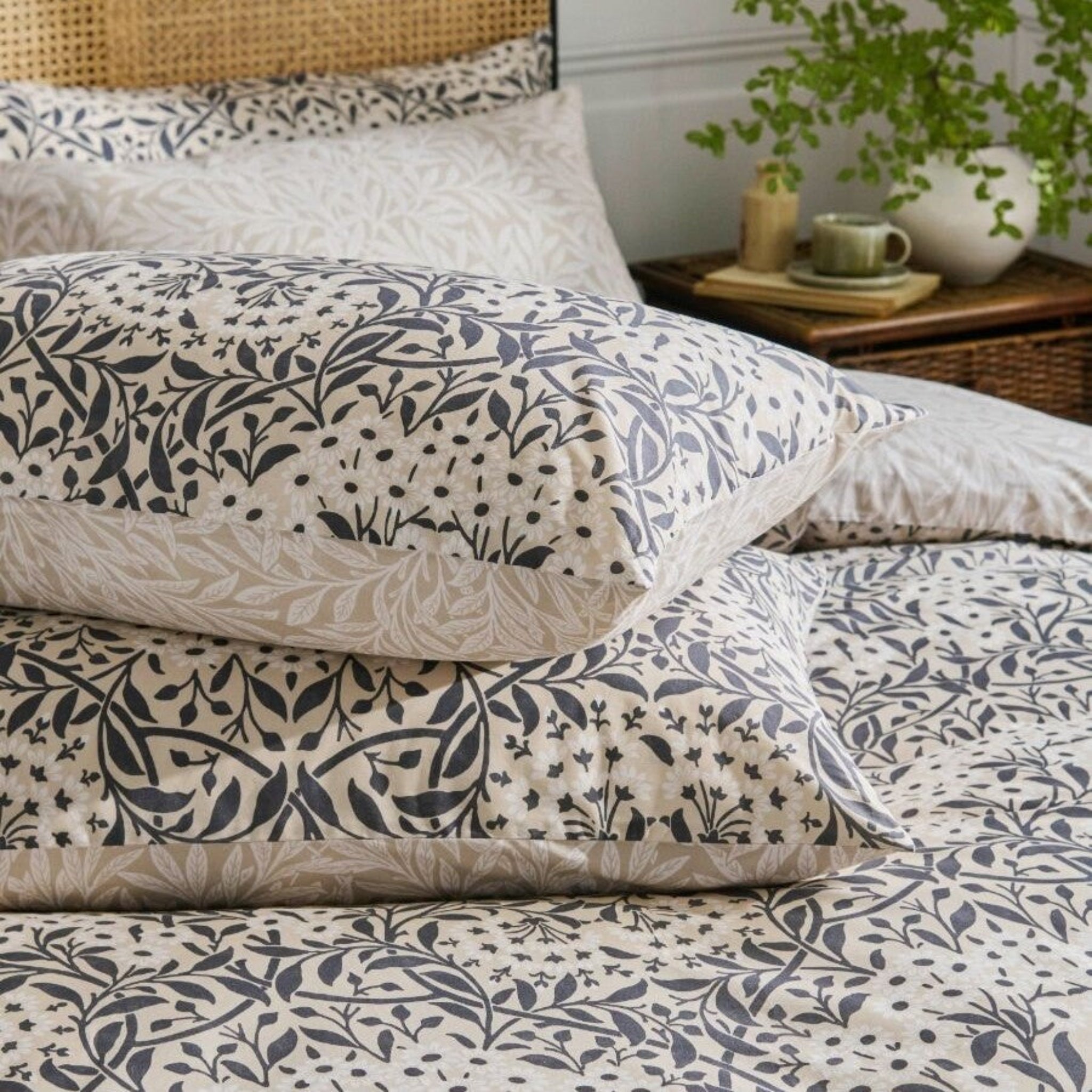 Michaelmas Daisy Pillowcase Pair - SALE Michaelmas Daisy Pillowcase Pair Sterling Home 2