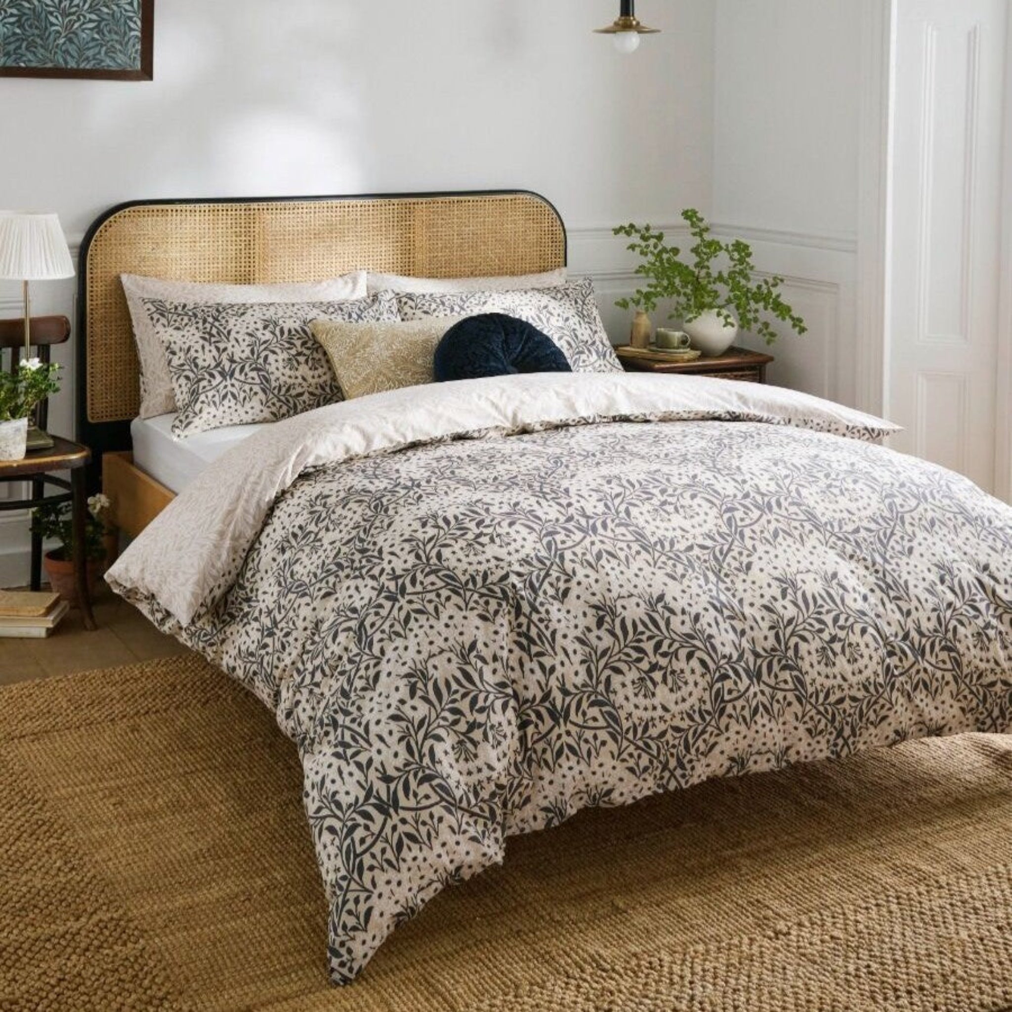 William Morris At Home Michaelmas Daisy Duvet Cover Set Sterling Home 1