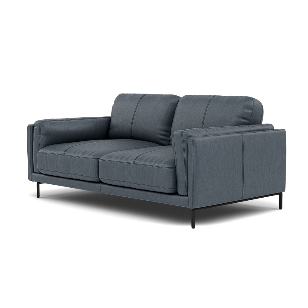 Morris 2 Seater Sofa - 2 Seater Sofa Cat 25 — NC-313E OCEAN BLUE, gallery image 3