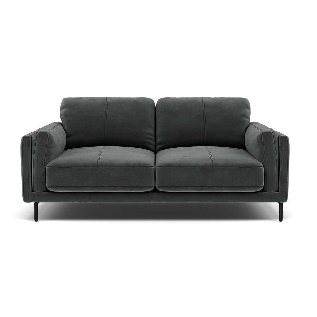 Morris 2 Seater Sofa - 2 Seater Sofa Fabric 2 Seater Sofas Sterling Home 16 FAB-MEG-20 PEWTER