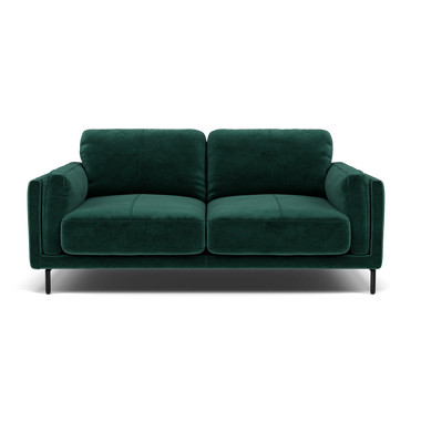 Morris 2 Seater Sofa - 2 Seater Sofa Fabric 2 Seater Sofas Sterling Home 19 FAB-MEG-37 EMERALD GREEN