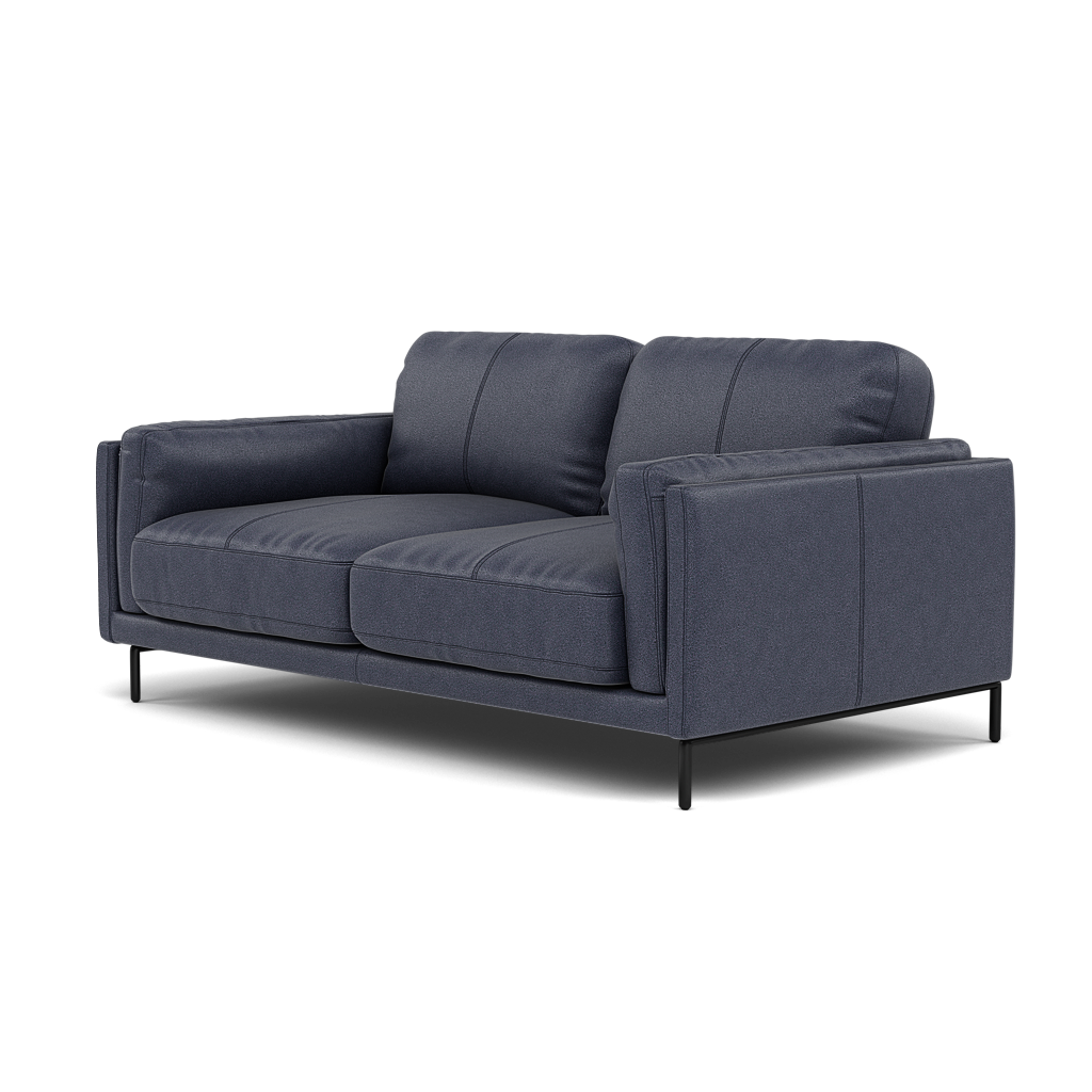 Morris 2 Seater Sofa - 2 Seater Sofa Fabric — BFA-BLJ-08  PACIFIC BLUE, gallery image 3