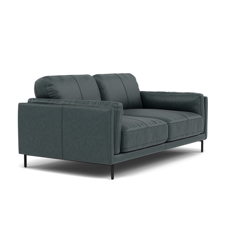 Morris 2 Seater Sofa - 2 Seater Sofa Fabric — BFA-BLJ-2047 LAKE GREEN, gallery image 1
