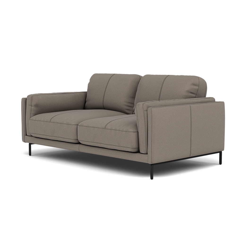 Morris 2 Seater Sofa - 2 Seater Sofa Fabric — BFA-MAD-03 DARK GREY, gallery image 3