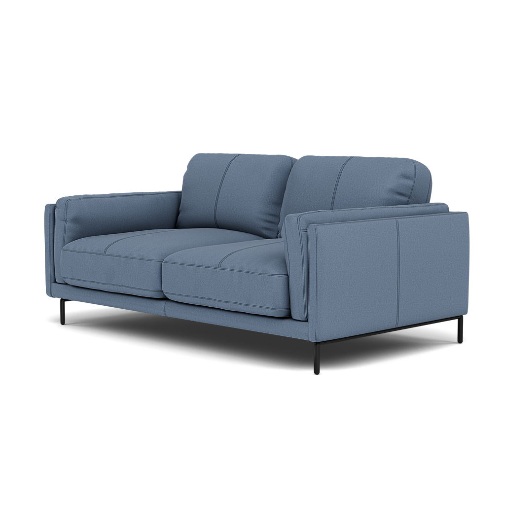 Morris 2 Seater Sofa - 2 Seater Sofa Fabric — BFA-MAD-08 PACIFIC BLUE, gallery image 3