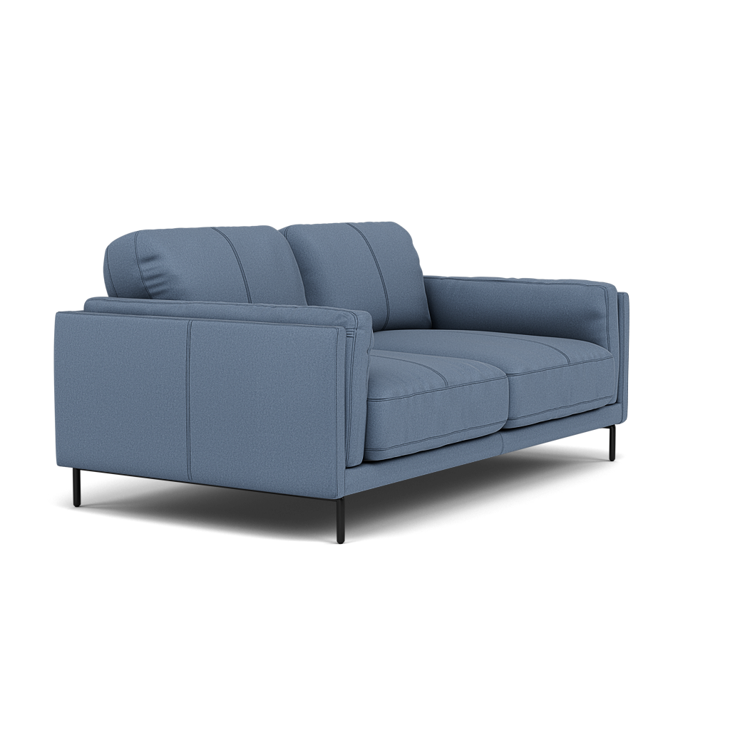 Morris 2 Seater Sofa - 2 Seater Sofa Fabric — BFA-MAD-08 PACIFIC BLUE, gallery image 1
