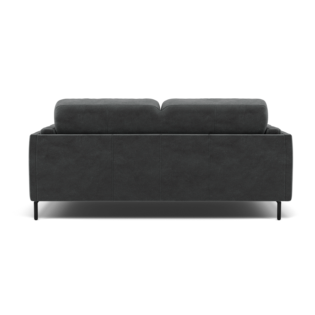 Morris 2 Seater Sofa - 2 Seater Sofa Fabric — FAB-MEG-20  PEWTER, gallery image 2