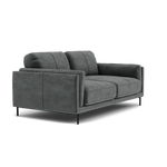 Morris 2 Seater Sofa - 2 Seater Sofa Fabric — FAB-MEG-20  PEWTER, gallery image 1