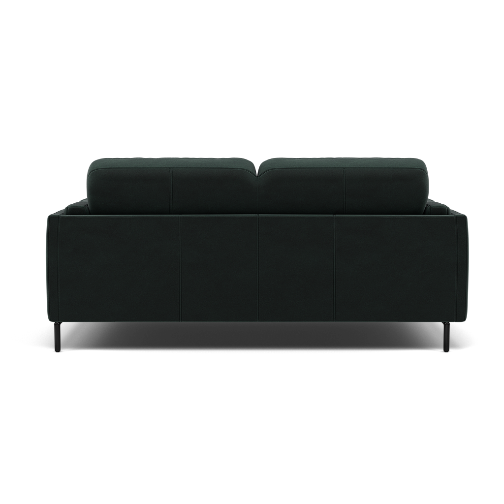 Morris 2 Seater Sofa - 2 Seater Sofa Fabric — FAB-MEG-21  CHARCOAL GREY, gallery image 2