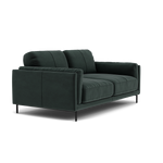 Morris 2 Seater Sofa - 2 Seater Sofa Fabric — FAB-MEG-21  CHARCOAL GREY, gallery image 1