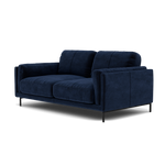 Morris 2 Seater Sofa - 2 Seater Sofa Fabric — FAB-MEG-28  NAVY, gallery image 3