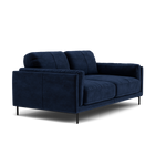 Morris 2 Seater Sofa - 2 Seater Sofa Fabric — FAB-MEG-28  NAVY, gallery image 1