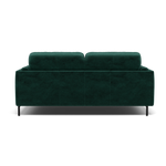 Morris 2 Seater Sofa - 2 Seater Sofa Fabric — FAB-MEG-37  EMERALD GREEN, gallery image 2