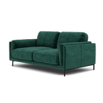 Morris 2 Seater Sofa - 2 Seater Sofa Fabric — FAB-MEG-37  EMERALD GREEN, gallery image 3