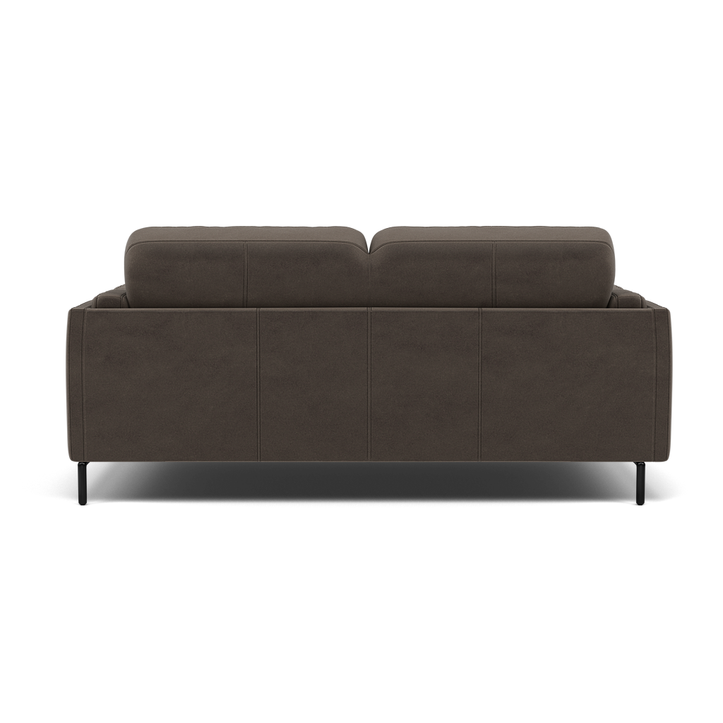 Morris 2 Seater Sofa - 2 Seater Sofa Fabric — FAB-MEG-51  DK TAUPE, gallery image 2