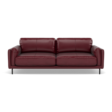 Morris 3 Seater Small Sofa - 2.5 Seater Sofa Compact Cat 20 3 Seater Sofas Sterling Home 5 BV-035C DEEP RED