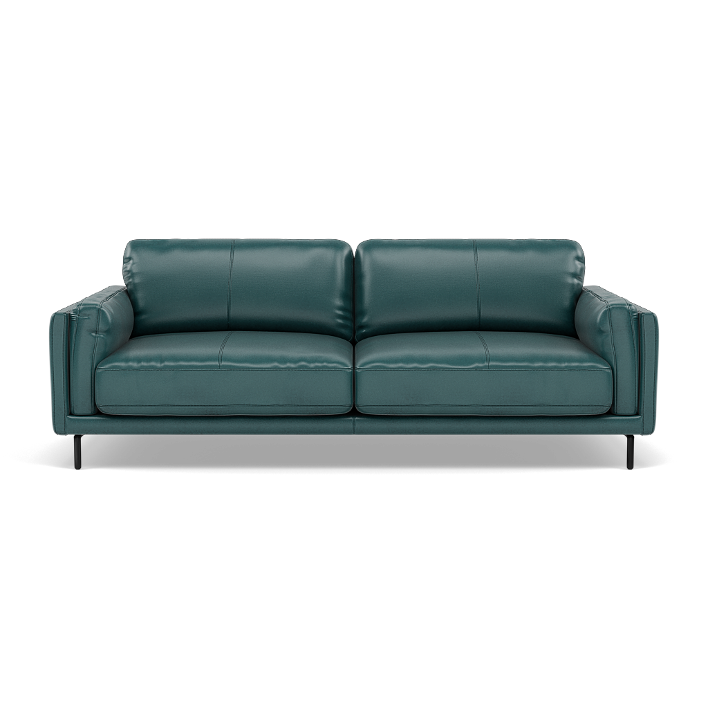 Morris 3 Seater Small Sofa - 2.5 Seater Sofa Compact Cat 20 3 Seater Sofas Sterling Home 6 BV-301E LAKE GREEN
