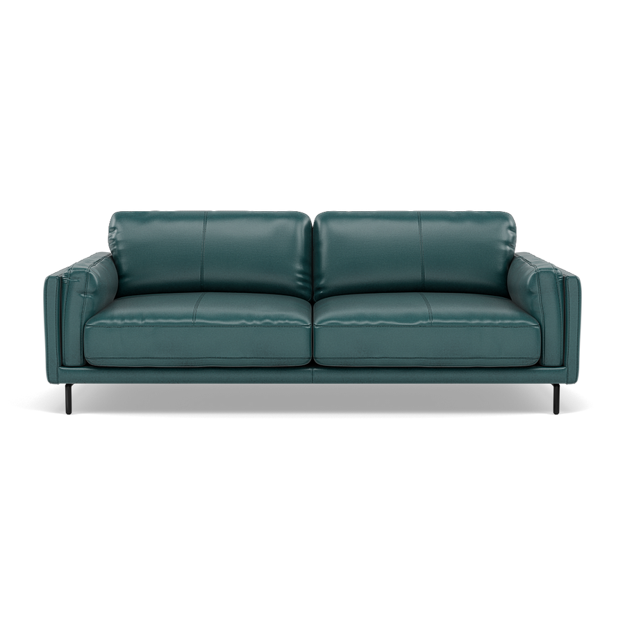 Morris 3 Seater Small Sofa - 2.5 Seater Sofa Compact Cat 20 Sterling Home BV-301E LAKE GREEN 2