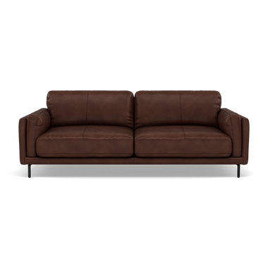 Morris 3 Seater Small Sofa - 2.5 Seater Sofa Compact Cat 20 3 Seater Sofas Sterling Home 7 TO-195E HAZELNUT