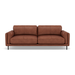 Morris 3 Seater Small Sofa - 2.5 Seater Sofa Compact Cat 20 3 Seater Sofas Sterling Home 1 TO-376E BRANDY